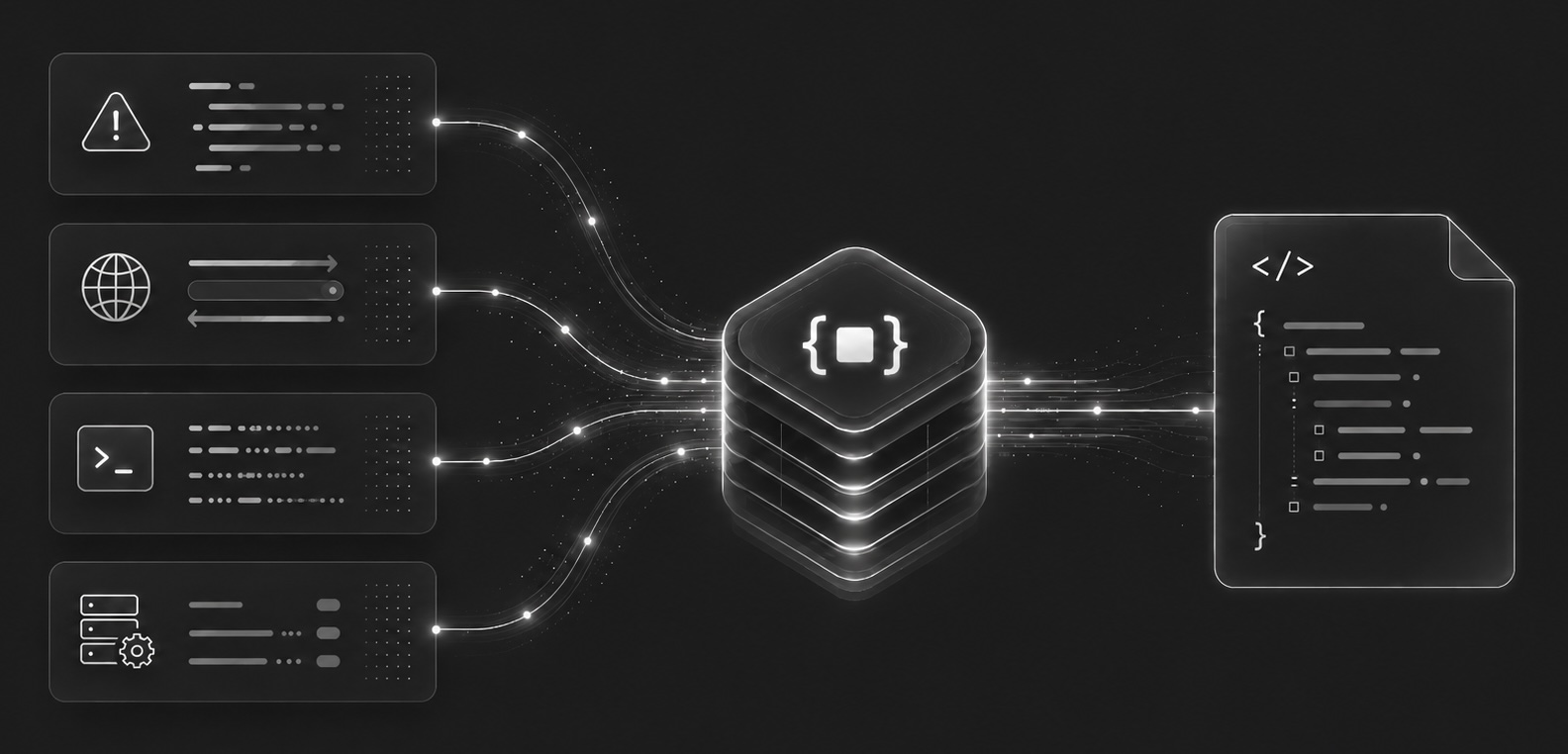 DebugBundle workflow overview in dark mode